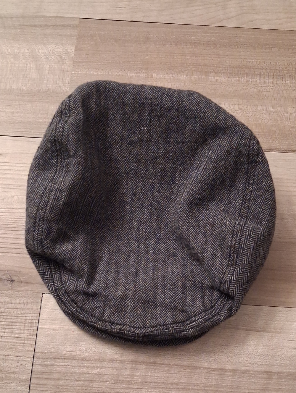 Gymboree Classic Holiday Gray Herringbone Cap Vintage Size Boys 5-7 (M)